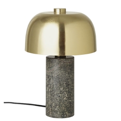 Lampe LULU - grn marmor og messing