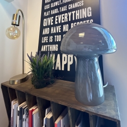 Mushroom lampe Bahne XL - brun/gr