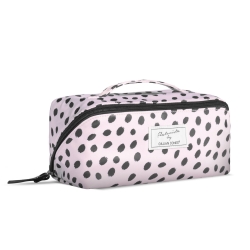 Makeup taske Flatonista - rosa med prikker