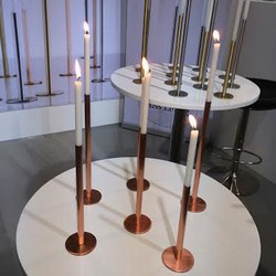 Kobber lysestage - small