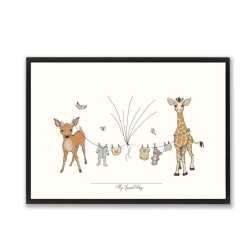 Fingerprint Baby boy Clothesline