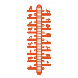 Højdemåler - Zoometer i orange