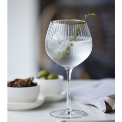 Billede af Lyngby Glas Palermo Gin & Tonic glas Gold - 4 stk.