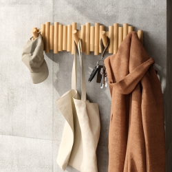 UMBRA Knagerkke tr stykker - Picket rail 8 knager