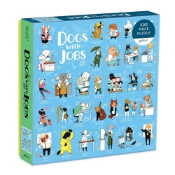 Puslespil Dogs with jobs - 500 brikker
