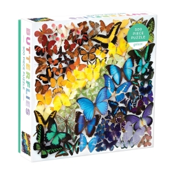 Billede af Puslespil Rainbow Butterflies - 500 brikker