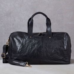 Rejsetaske sort læder - Corium Leather