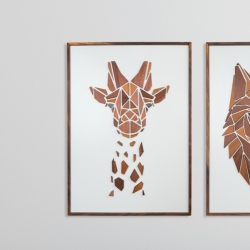 Replant Art billede - Giraf