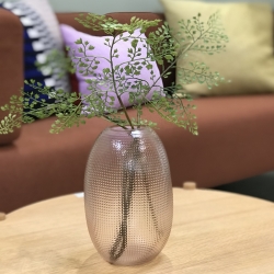 Billede af Hübsch vase rosa glas