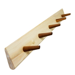 Shaker knagerkke - valnd 5 knager