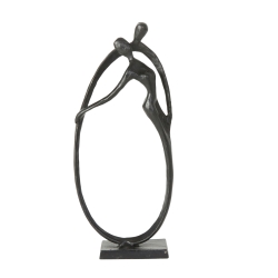 Sort figur - par i ring