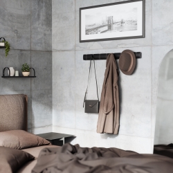 UMBRA Flip knagerkke 8 knager - sort