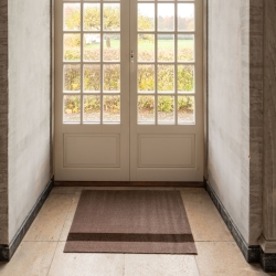 TICA Cph drmtte stripes brun/sand - 60x90 cm