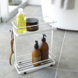 Yamazaki Tower shower caddy - hvid