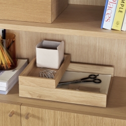 Billede af Rail Desk Organiser i træ - Hübsch