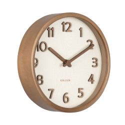 Billede af Karlsson vægur Pure i hvid træ - small