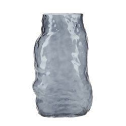 Glas vase smoke gr Margit Brandt