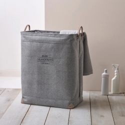 Vasketjskurv LUBIN - silver grey