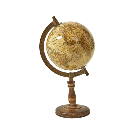 Globus i vintage stil - brun