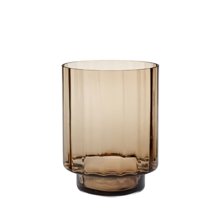 Laura vase brun glas - H Skjalm P