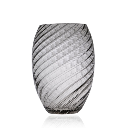Anna von Lipa Elipse vase - smoke