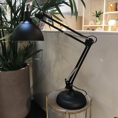 Skrivebordslampe sort Risr - Bahne