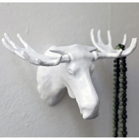 Moose Hook - elg knage hvid
