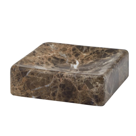 Sæbeskål brun marmor - AQUANOVA