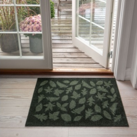 Tica Cph drmtte - Leaves all over grn 60x90 cm