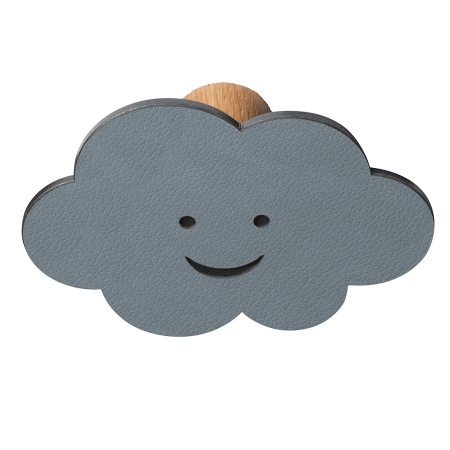 Knage DOT Cloud i l�der - light blue
