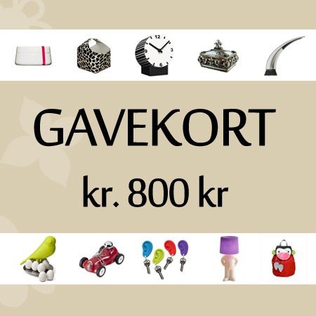 Gavekort 800 kr.