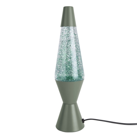 sværge Artifact Udfordring Glitter lampe jungle green Leitmotiv lavalampe i grøn med glimmer