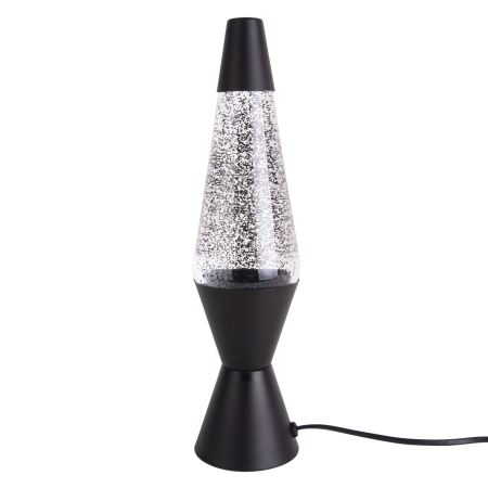 Glitter lampe sort - Leitmotiv