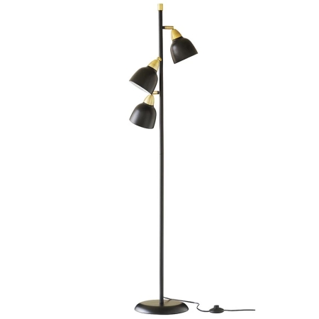 Superliving gulvlampe Urban Triple - sort