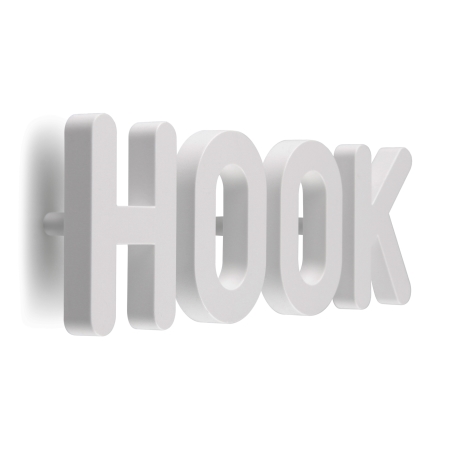 Knagerkke HOOK - hvid