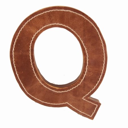 Læder bogstav - Q