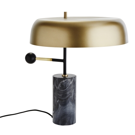 Lampe i messing og marmor