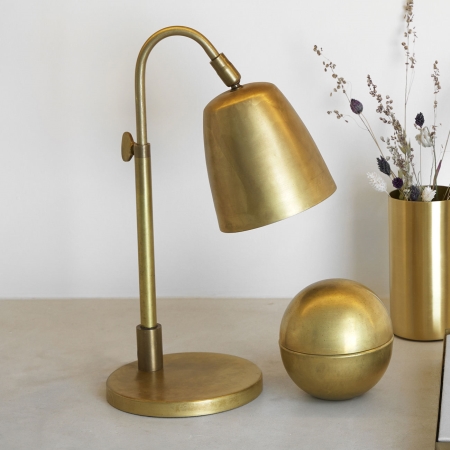 Lumi bordlampe H Skjalm P - r messing
