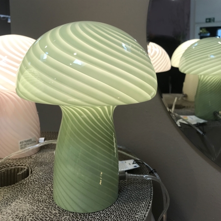Mushroom lampe Bahne - grn glas 