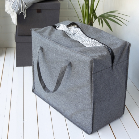 Opbevaringspose Bigso Box - grå