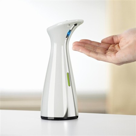 Sbedispenser med sensor - hvid/stl