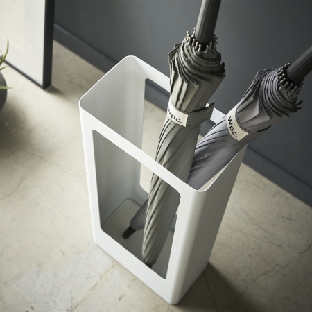 YAMAZAKI Paraplyholder Tower Slim - hvid