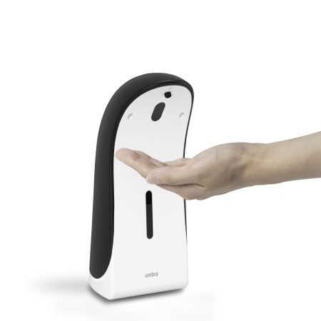 Hndfri sbedispenser med sensor Emperor - hvid/sort