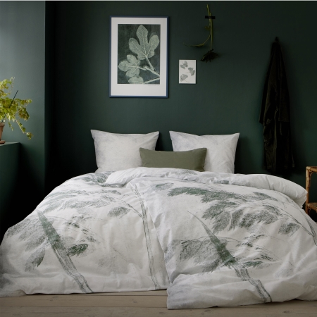 Södahl sengetøj GOTS Oat grass Jade green - 200 cm