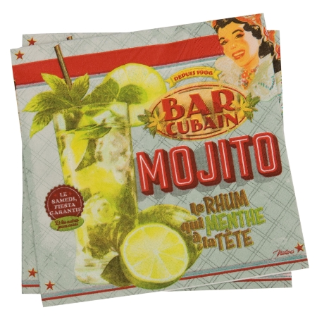 Servietter Mojito