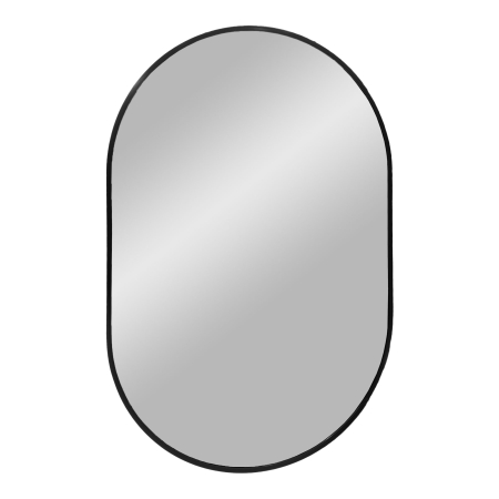 Spejl med sort kant - 50x80 cm