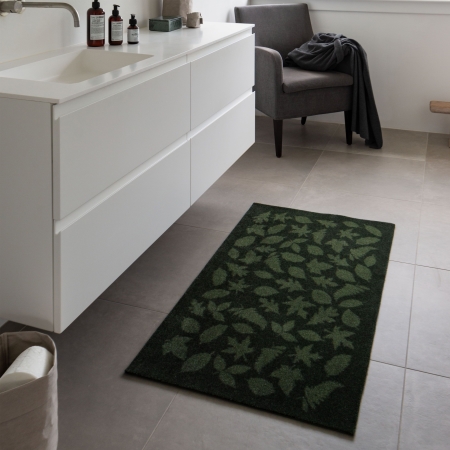 Tica drmtte leaves allover grn - 67x120 cm