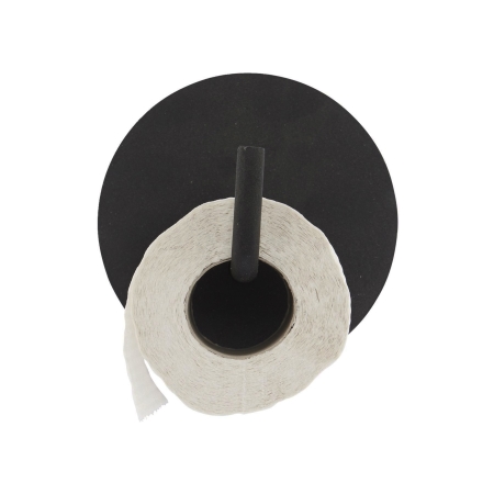 Toiletrulleholder Text i sort - House Doctor 