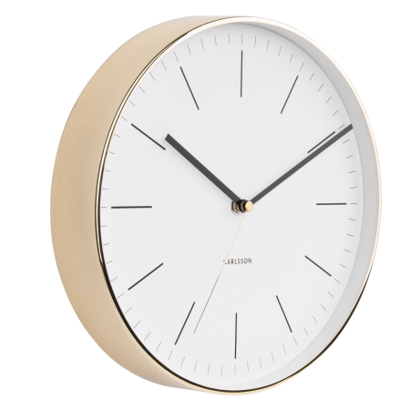V�gur Minimal i hvid og messing
