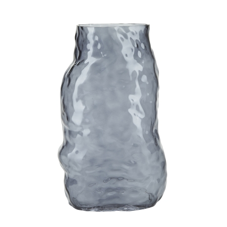 Glas vase smoke grå Margit Brandt